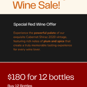 Rivendell Winery Black Friday Special