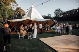 Rivendell Winery garden weddings with marquee